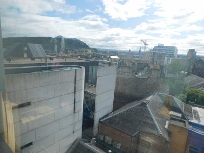 Views from the National Museum of Scotland Roof Terrace
