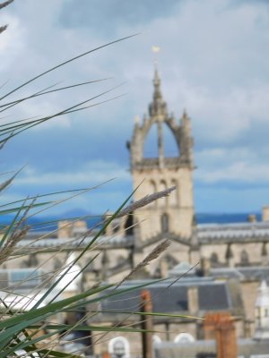 St Giles' Cathedral Spire from the roof terrace