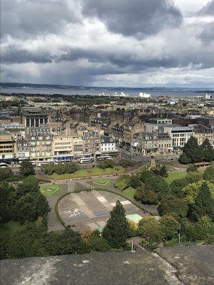 Views from Edinburgh Castle Argyle Battery