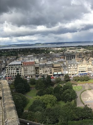 Views from Edinburgh Castle Argyle Battery