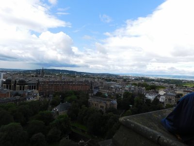 Edinburgh Castle Butts Battery Views