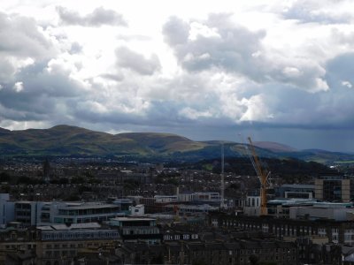 Edinburgh Castle Butts Battery Views