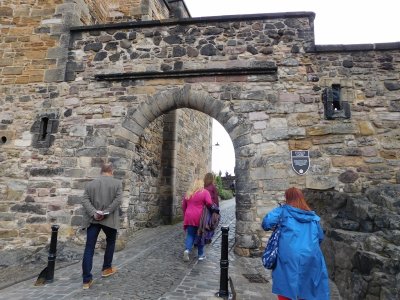 The Upper Ward or Citadel occupies the highest part of the Castle Rock, and is entered via the late 17th-century Foog's Gate