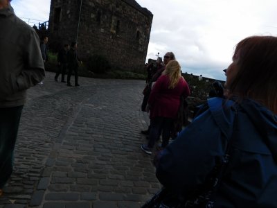 A little rest in the shadow of St. Margaret's Chapel, then we spied the Whiskey shop...