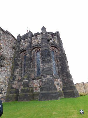 The Scottish National War Memorial stands on the site of the medieval St. Mary's Church which was rebuilt in 1366