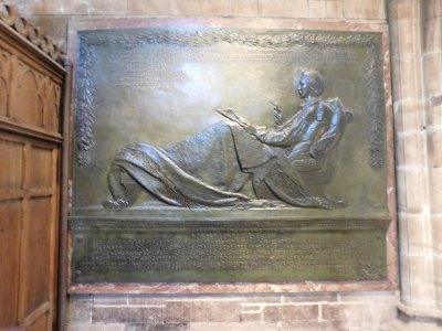 St Giles' Cathedral Augustus Saint-Gaudens' monument to Robert Louis Stevenson