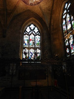 three decades before the first new coloured glass in a Church of Scotland building was installed at Greyfriars Kirk in 1857;