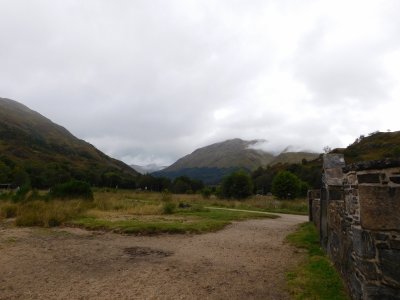 Spectacular Highland scenery at the head of Loch Shiel