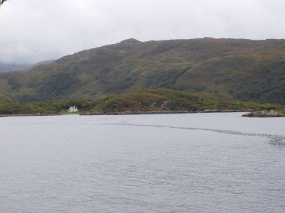 Just after going under the Loch nan Uamh Viaduct(not pictured but would be to the left) lies the Prince's Cairn 