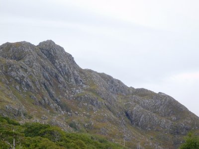 Mountain Peak just inland of Loch nan Uamh