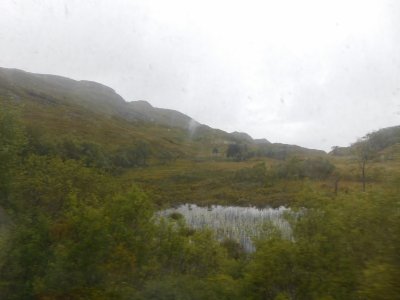 Picture from the train as we were late getting there and barely had time to grab food and get settled!
