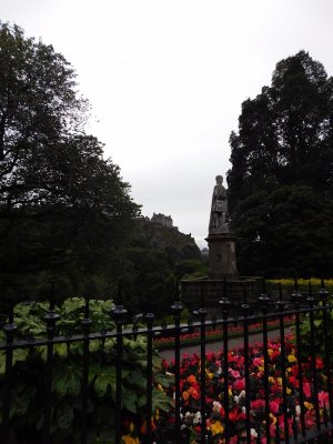 Edinburgh Castle from West Princes Street Gardens