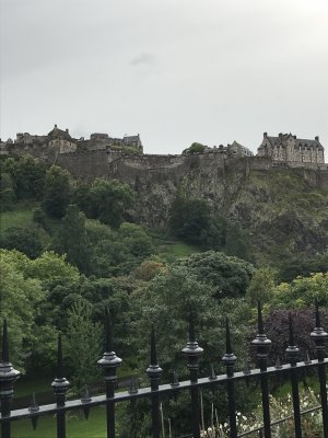 Edinburgh Castle from Princes Street Gardens