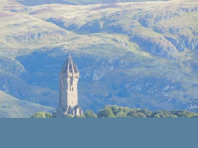 View of The National Wallace Monument from Stirling Castle