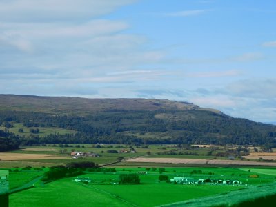 Views of the Scottish countryside from Stirling Castle