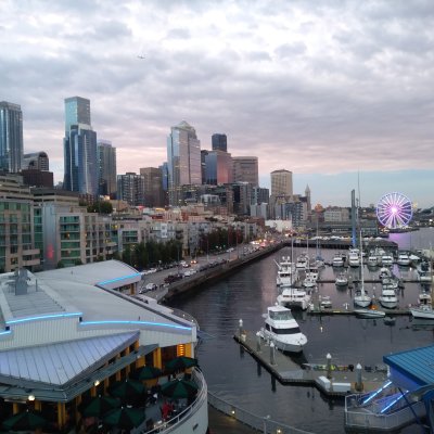 Seattle skyline from Pier 66 (Norwegian Cruise Dock)