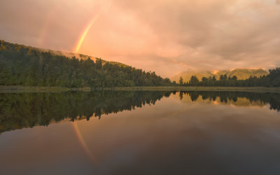 Lake Matheson Rainbows