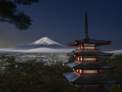 129} Mt Fuji Blue Hour Brian M