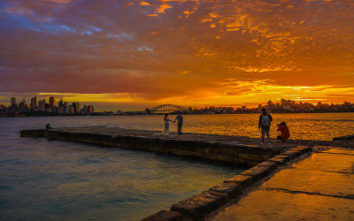 Bradleys Head Sunset