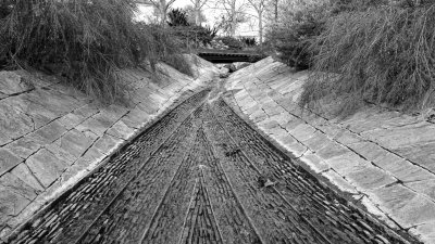 Getty Garden Stream