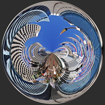 Skyline Mirrorball*Credit*