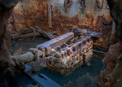 Abandoned, Flooded Engine Room*Merit*