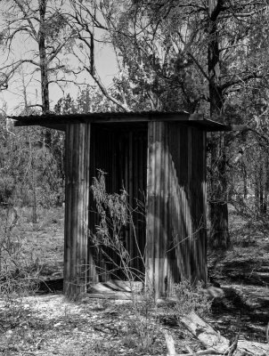 Rusted Outhouse