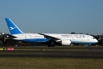 XIAMEN AIR BOEING 787 8 SYD RF 5K5A9782.jpg