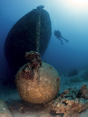 Diver and a Wreck