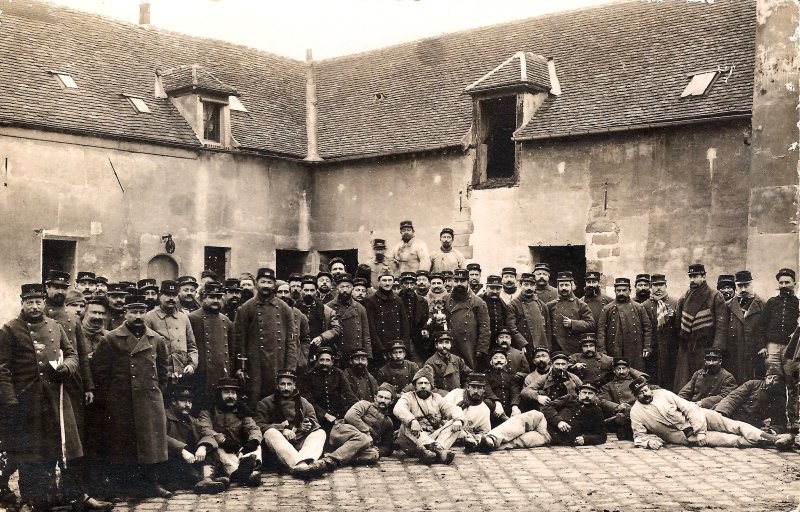 Dtachement de militaires franais 1916 - Origine J.P. Guilbert