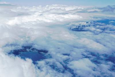 In flight