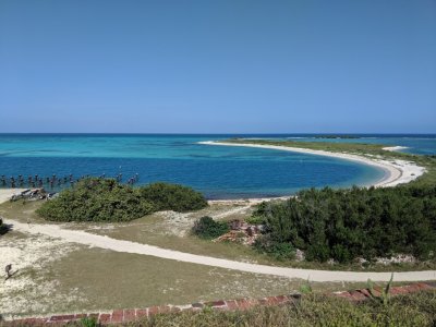 We also had great views out onto the other keys; here Bush Key extends off to the right.