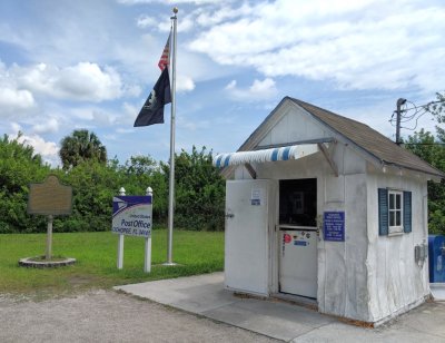 After lunch, we stopped at the smallest post office in the country, Ochopee, FL.