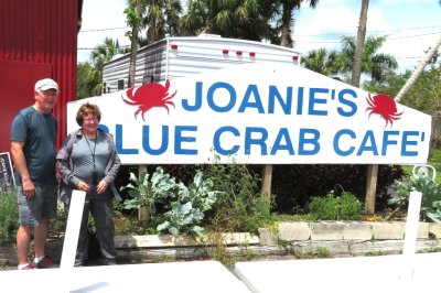 At the edge of Big Cypress National Preserve, Wes took us to Joanie's Blue Crab Cafe for lunch. They had Key lime pie that was even better than what we'd had earlier.