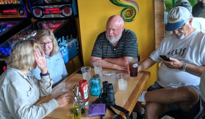 Jane, Mary T, Lou and Dave at Mangrove Mama's