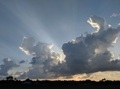 Clouds over Anhinga Trail, Everglades National Park, FL