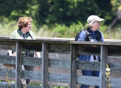 Mary and Jan on the boardwalk
