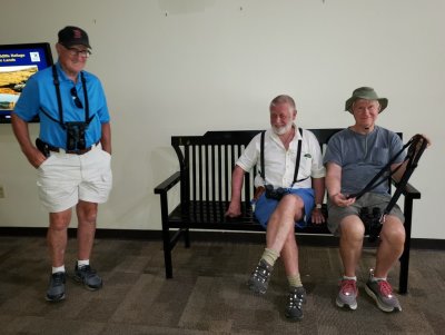 Kurt, John and Steve in the lobby at the WMWR Visitor Center