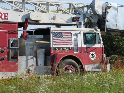This fire truck was in service in NYC on 9/11/2001.