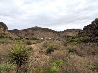Abandoned Army outpost on Miller Ranch