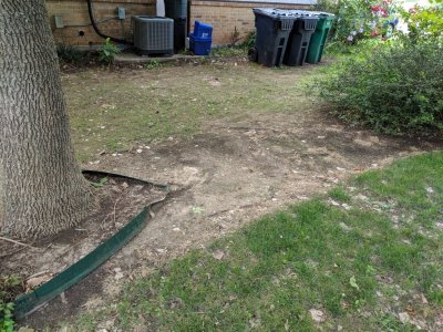Combining Front Yard Boat Beds, Sep 2019