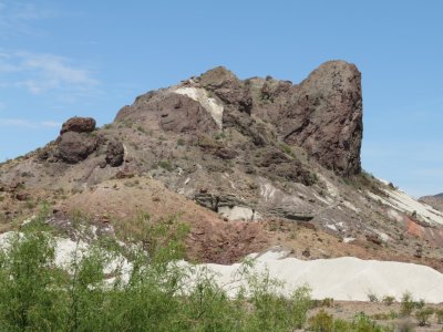 Landscape in Big Bend National Park, TX; is that an up-turned face?