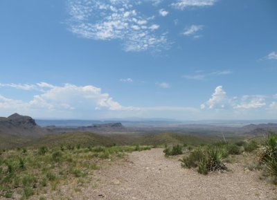 The landscape at Big Bend National Park, TX