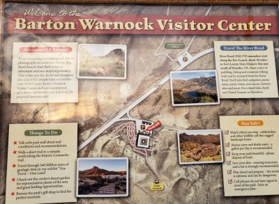 We decided to explore west of the our B&B this morning and our first stop was the Barton Warnock Visitor Center for the state park.
