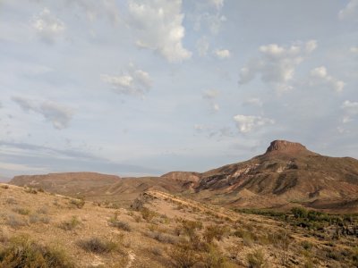 Landscape around state park visitor center