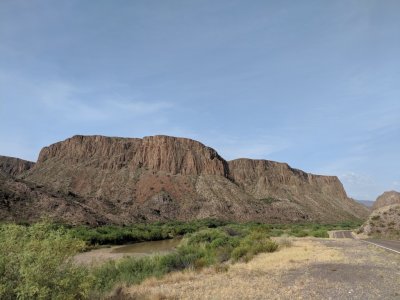 Ridge on the Mexico side of the Rio Grande