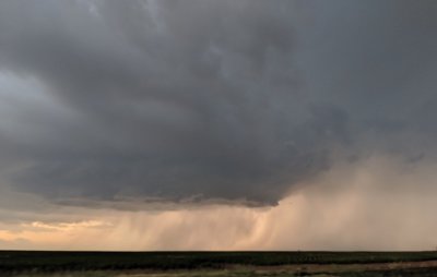Rain storm ahead of us