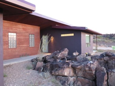 Last looks at the front of our B&B