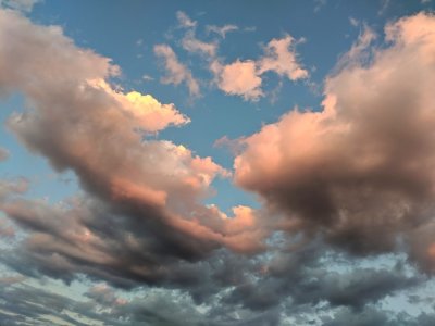 Evening clouds