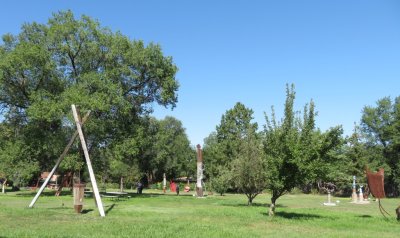 Shidoni Sculpture Garden, north of Santa Fe, NM